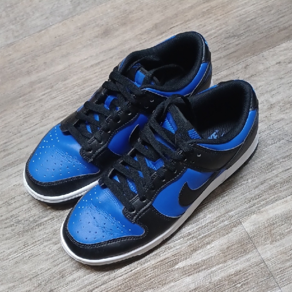 Nike Dunks, Low Black And Blue